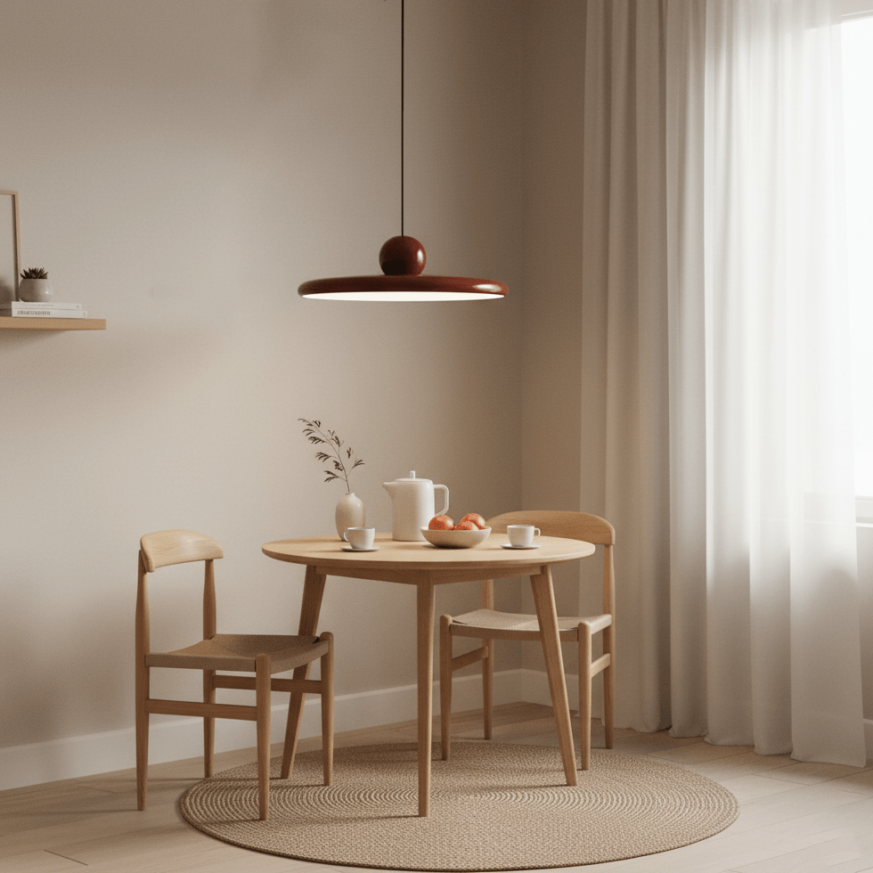 Modern Disc LED Plug-in Pendant Light 1-Light