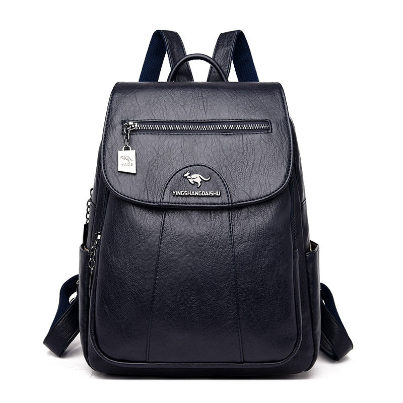 Aurelia High-Quality Everyday Leather Backpack for Women