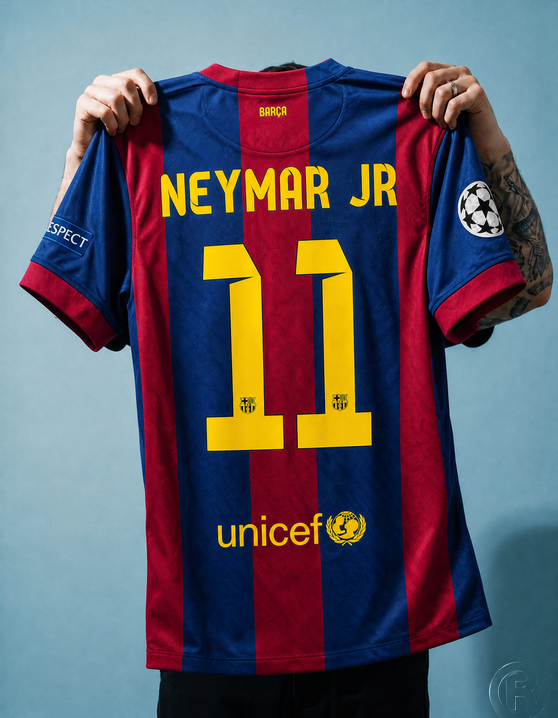Neymar Barcelona Home Final UCL 2014/15 Jersey