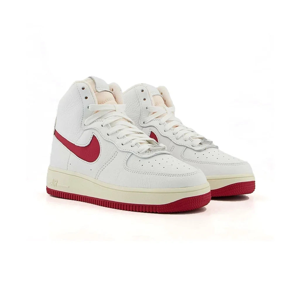 Nike Air Force 1 High Sculpt White Gym Red Alabaster W