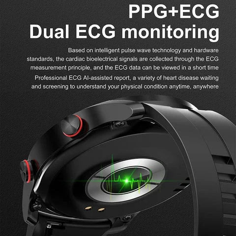 Non-Invasive Glucose Test Smartwatch | Real-Time Blood Sugar Trends