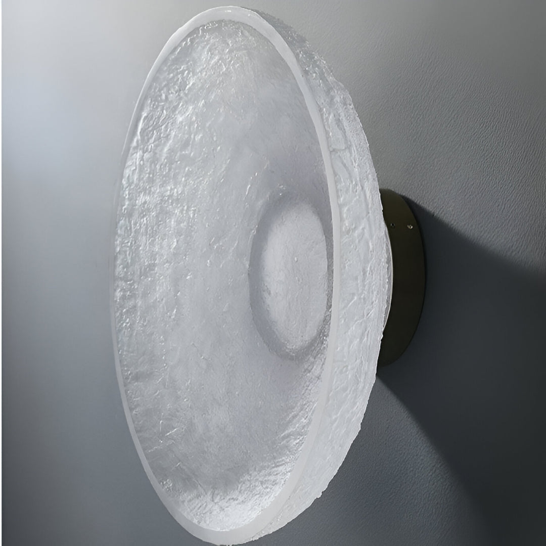 Applique da parete moderna minimalista rotonda in resina LED 1 luce