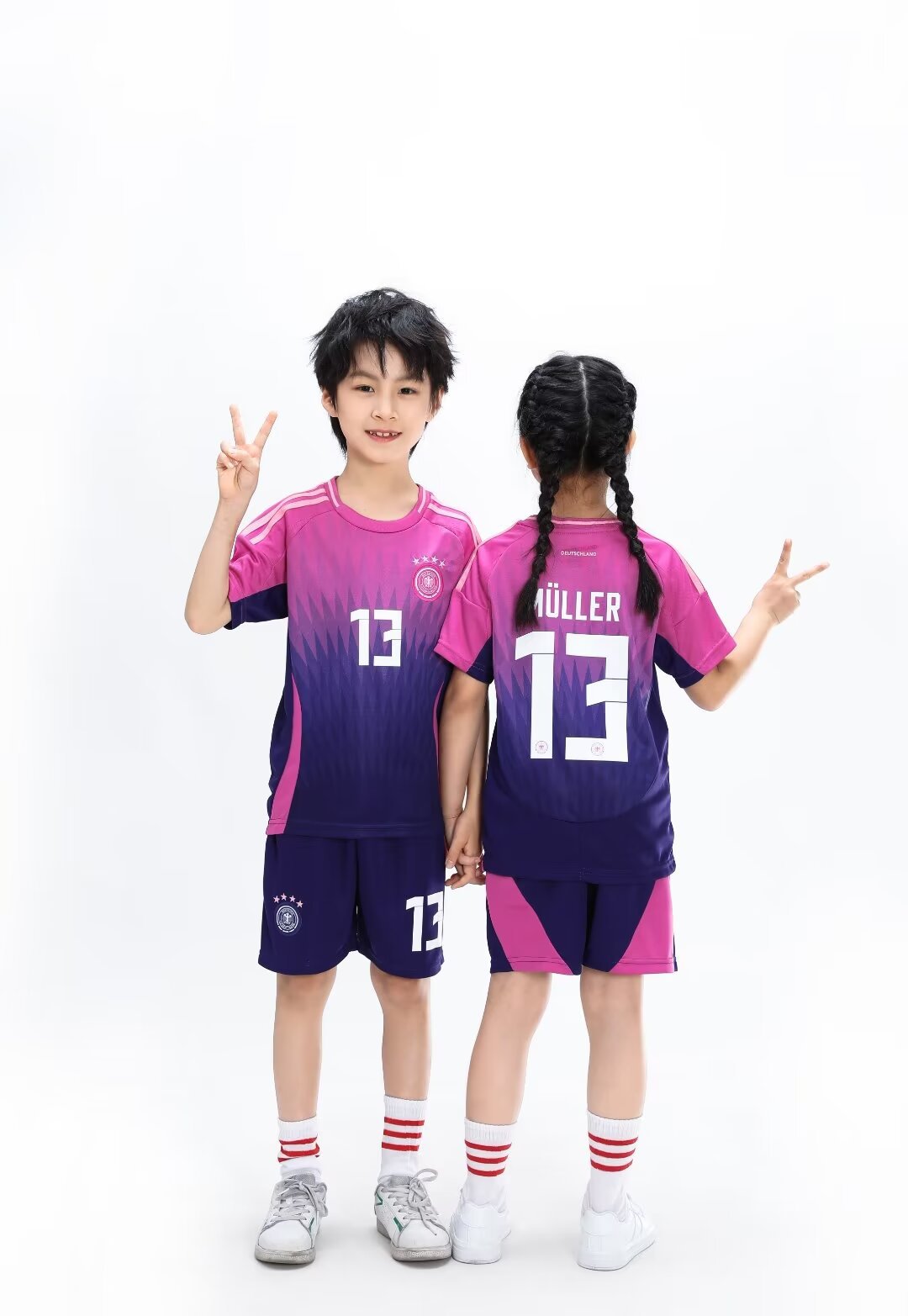Kids’ Football Jersey & Shorts Set Germany - Müller
