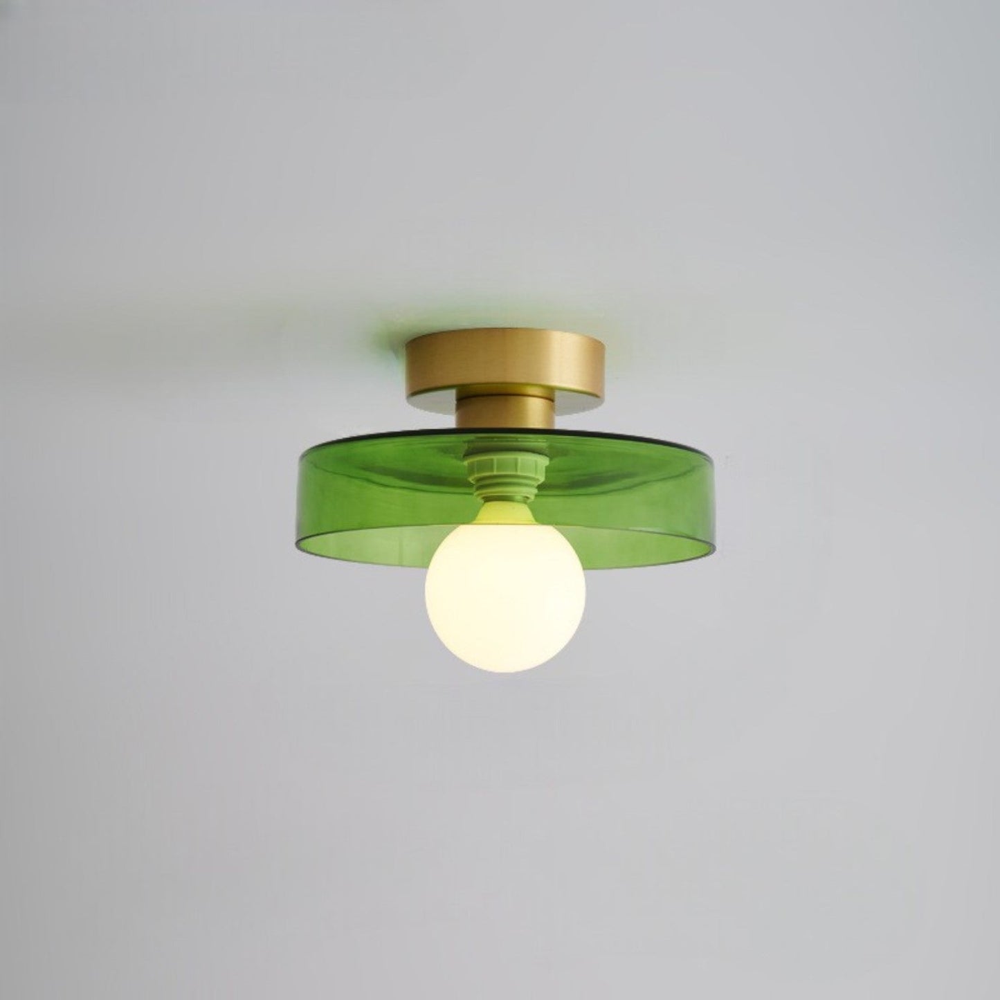 Bauhaus Glass LED Ceiling Light 1-Light