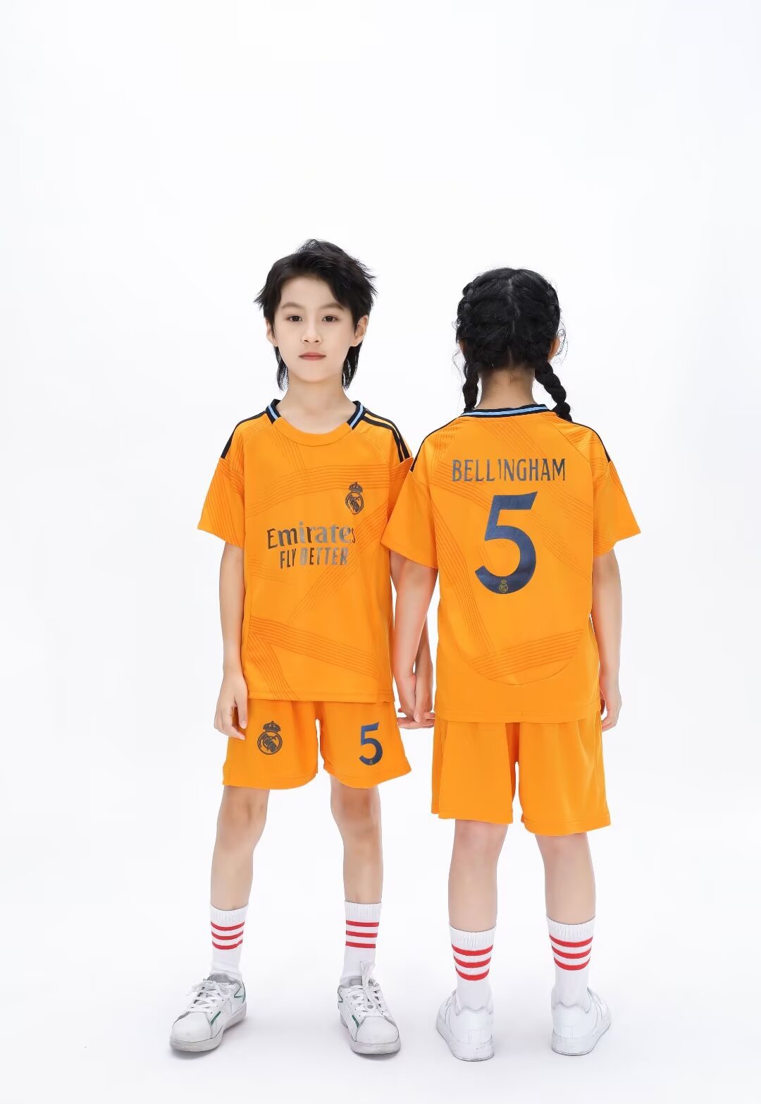Set maglia e pantaloncini da calcio per bambini Real Madrid – Jude Bellingham