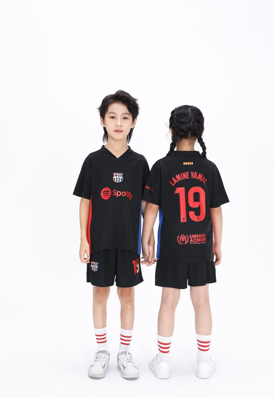 Kids’ Football Jersey & Shorts Set Barcelona – Lamine Yamal
