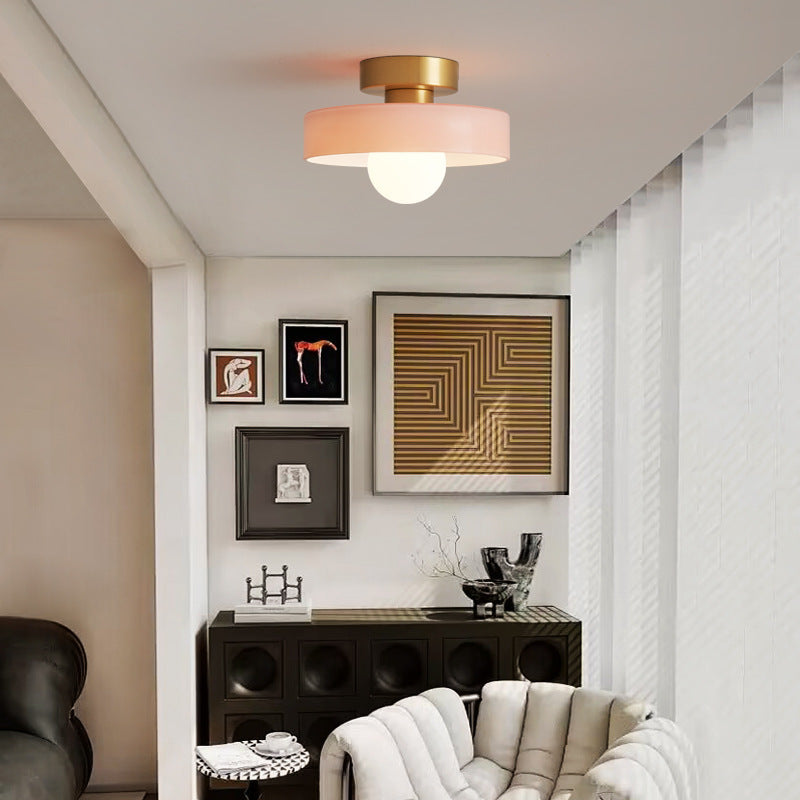 Bauhaus Glass LED Ceiling Light 1-Light
