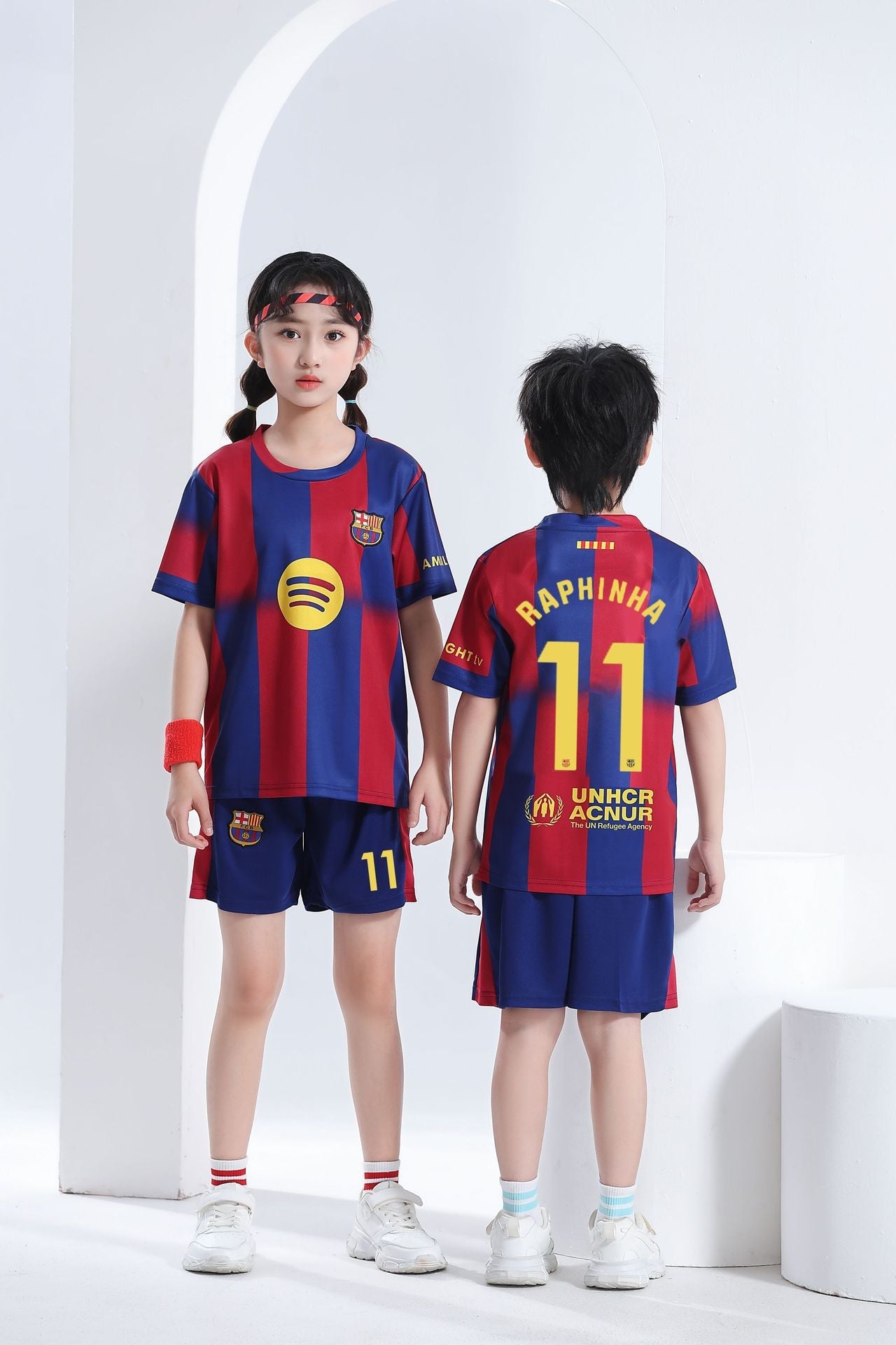Kinder voetbalshirt en short set – Raphinha