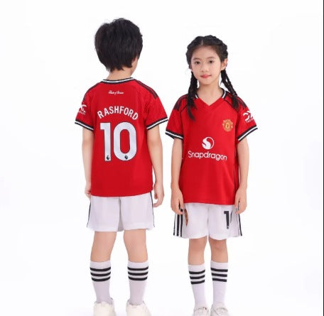 Kids’ Football Jersey & Shorts Set – Rashford