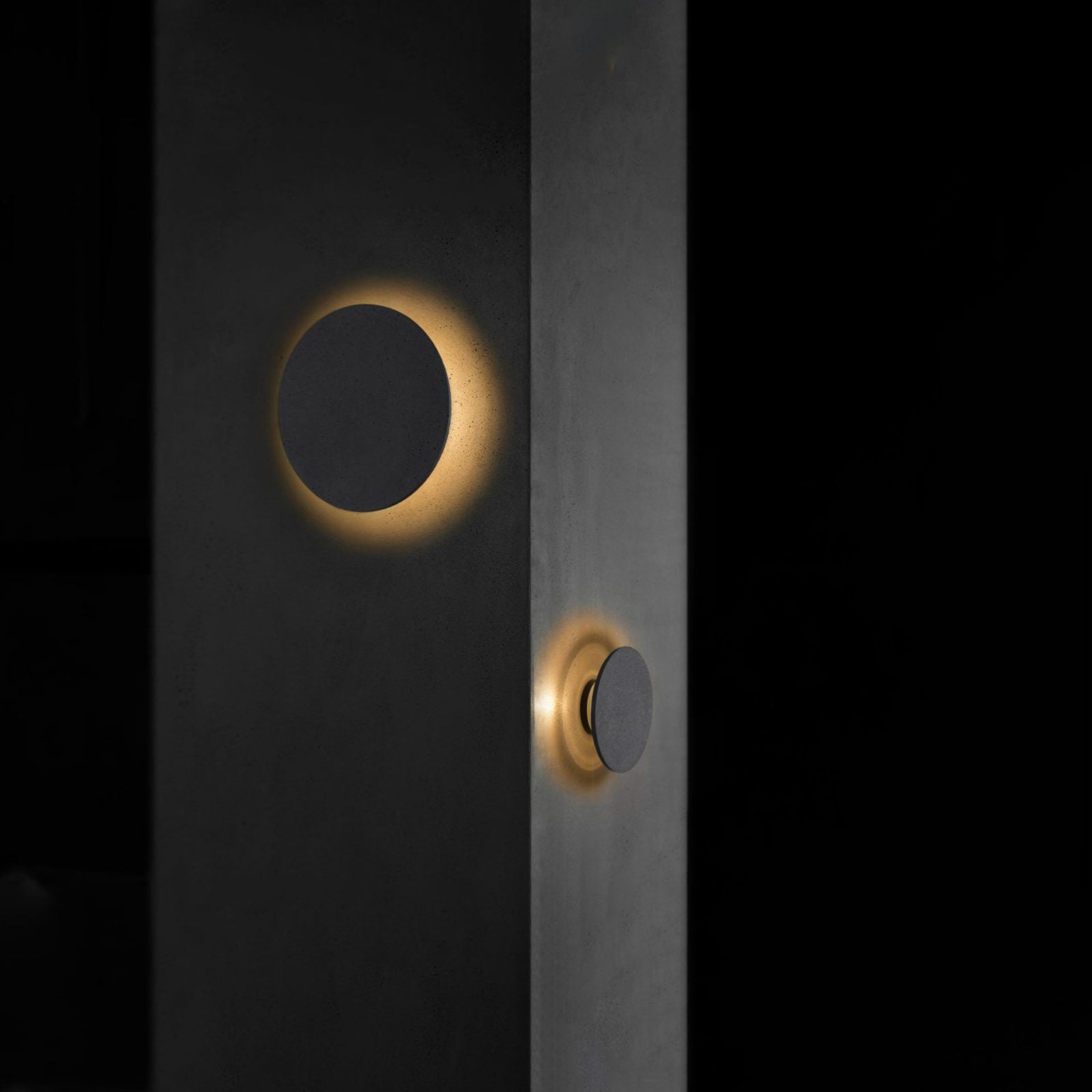 Applique da parete moderna rotonda in terrazzo LED 1 luce