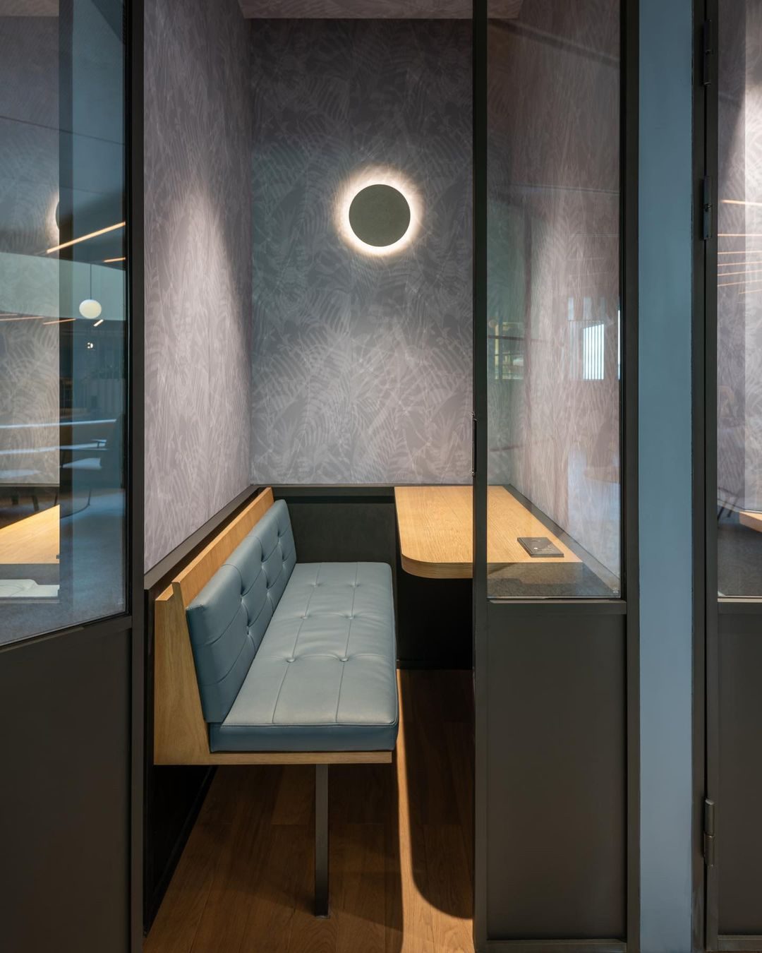 Applique da parete moderna rotonda in terrazzo LED 1 luce
