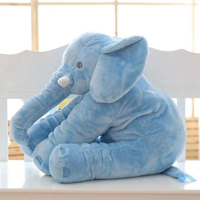 Cuscino Elefante di Peluche | Morbido Cuscino Comfort per la Cameretta