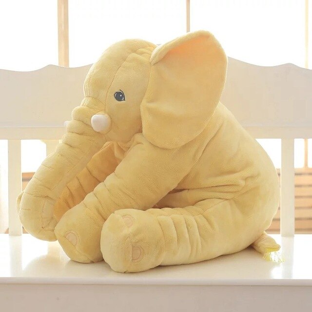 Plush Elephant Pillow | Soft Nursery Comfort Cushion