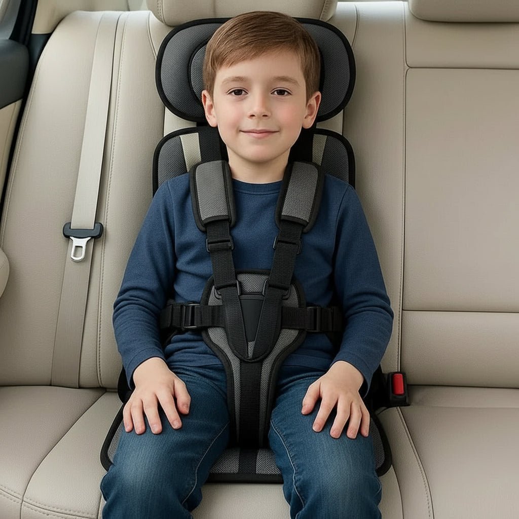 Portable Car Seat Booster for Kids - Travel Harness for Safety