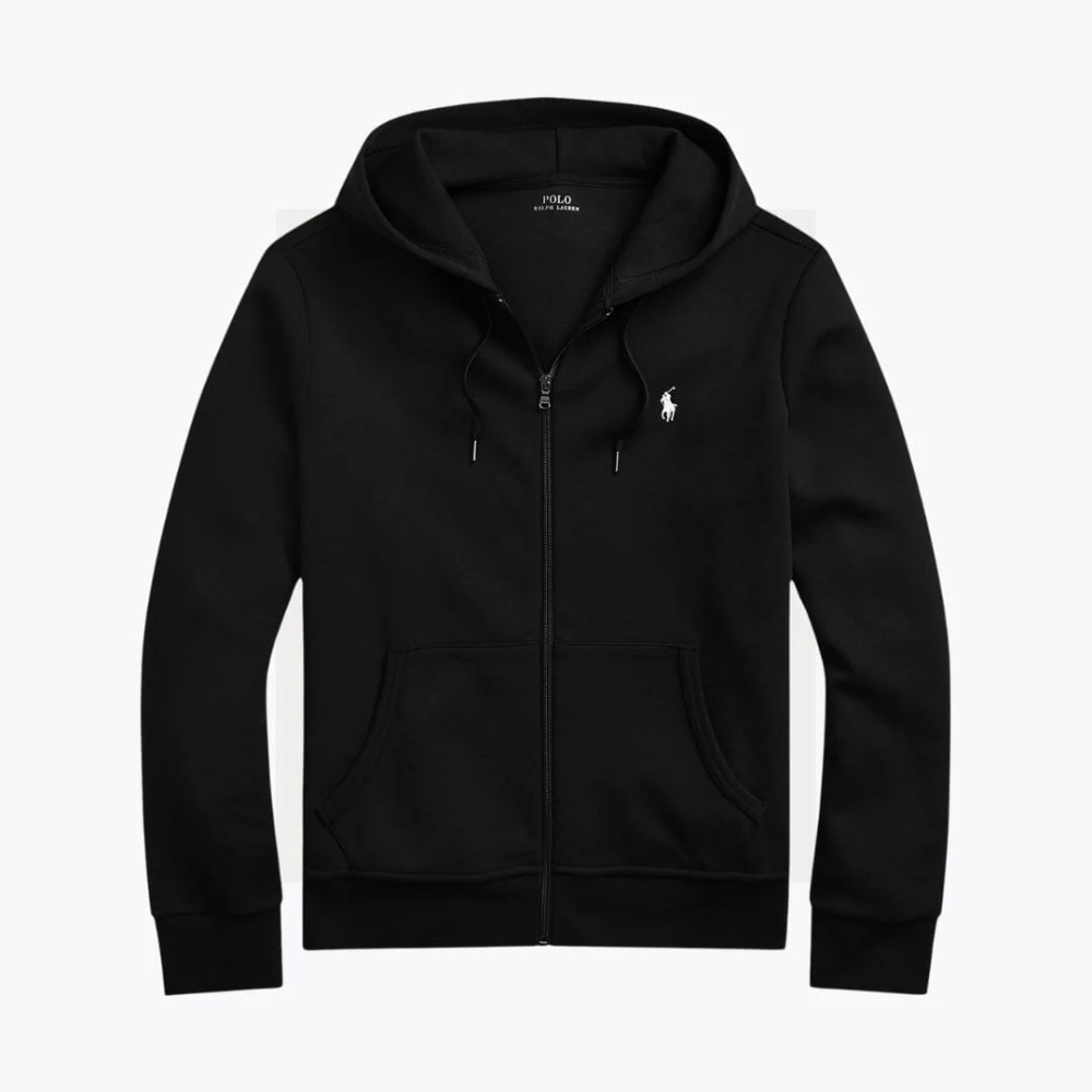 Ralph Lauren Double-Knit Full-Zip Hoodie