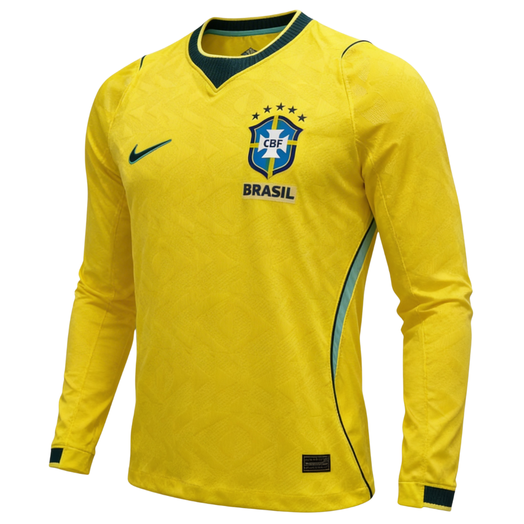 BRAZIL HOME LONG SLEEVE JERSEY 2026/27
