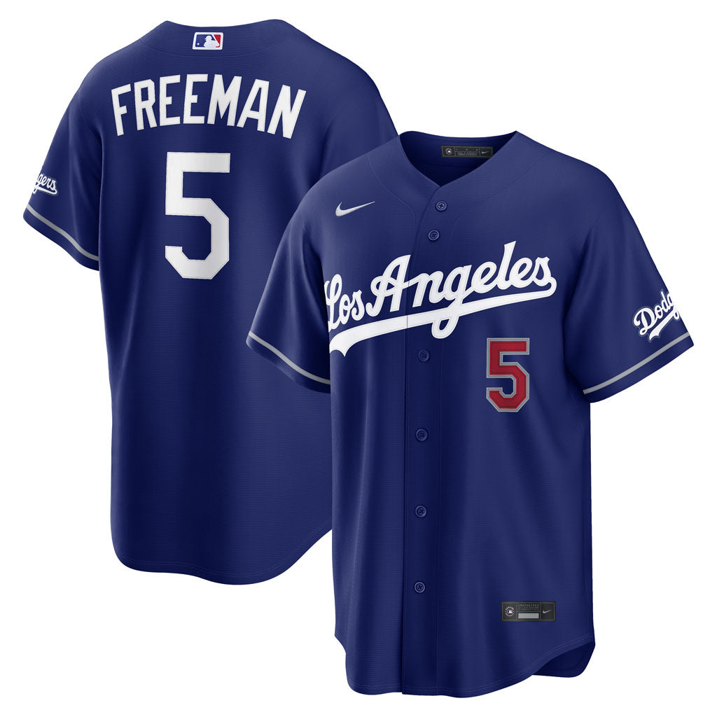 Maglia alternativa da stadio Nike MLB Los Angeles Dodgers Freddie Freeman - Blu
