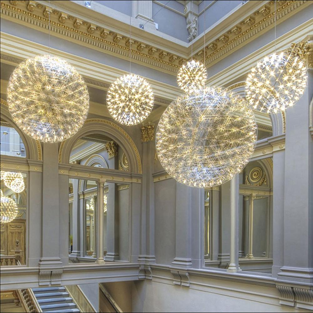 Modern Sphere Stainless Steel LED Pendant Light 1-Light