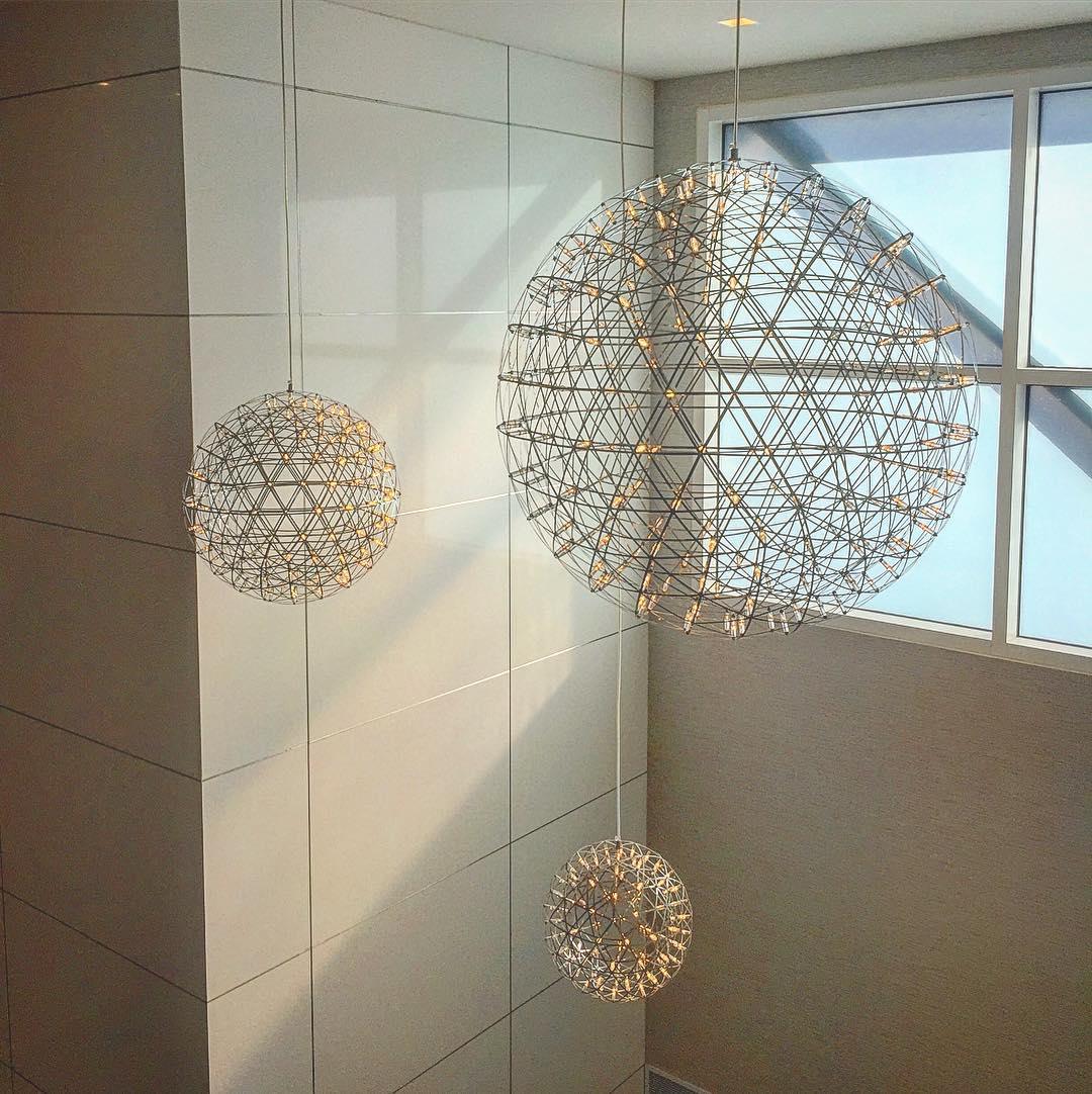 Modern Sphere Stainless Steel LED Pendant Light 1-Light