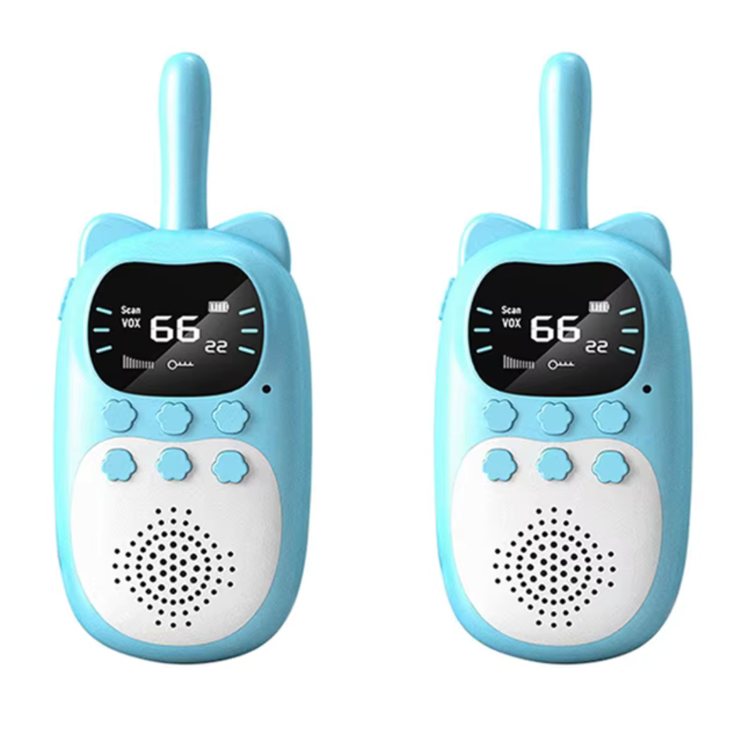 Set di walkie talkie digitali per bambini | Portata 3KM con display LCD