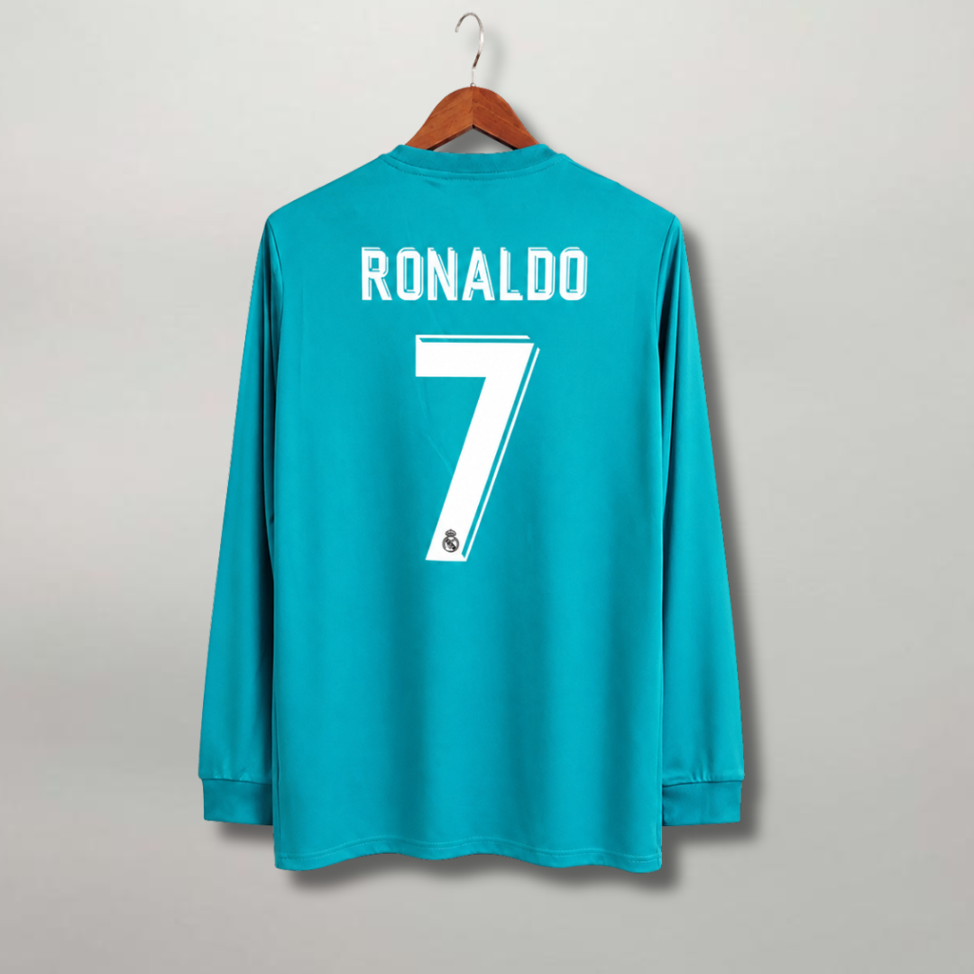 Camiseta tercera Real Madrid manga larga 2017/18