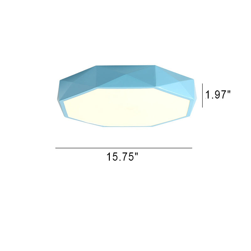 Nordic Geometric LED Flush Mount Ceiling 1 Light