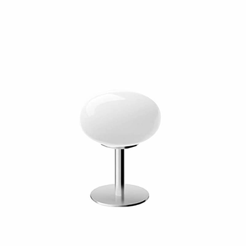 Nordic Vintage Round Glass Table Lamp 1-Light
