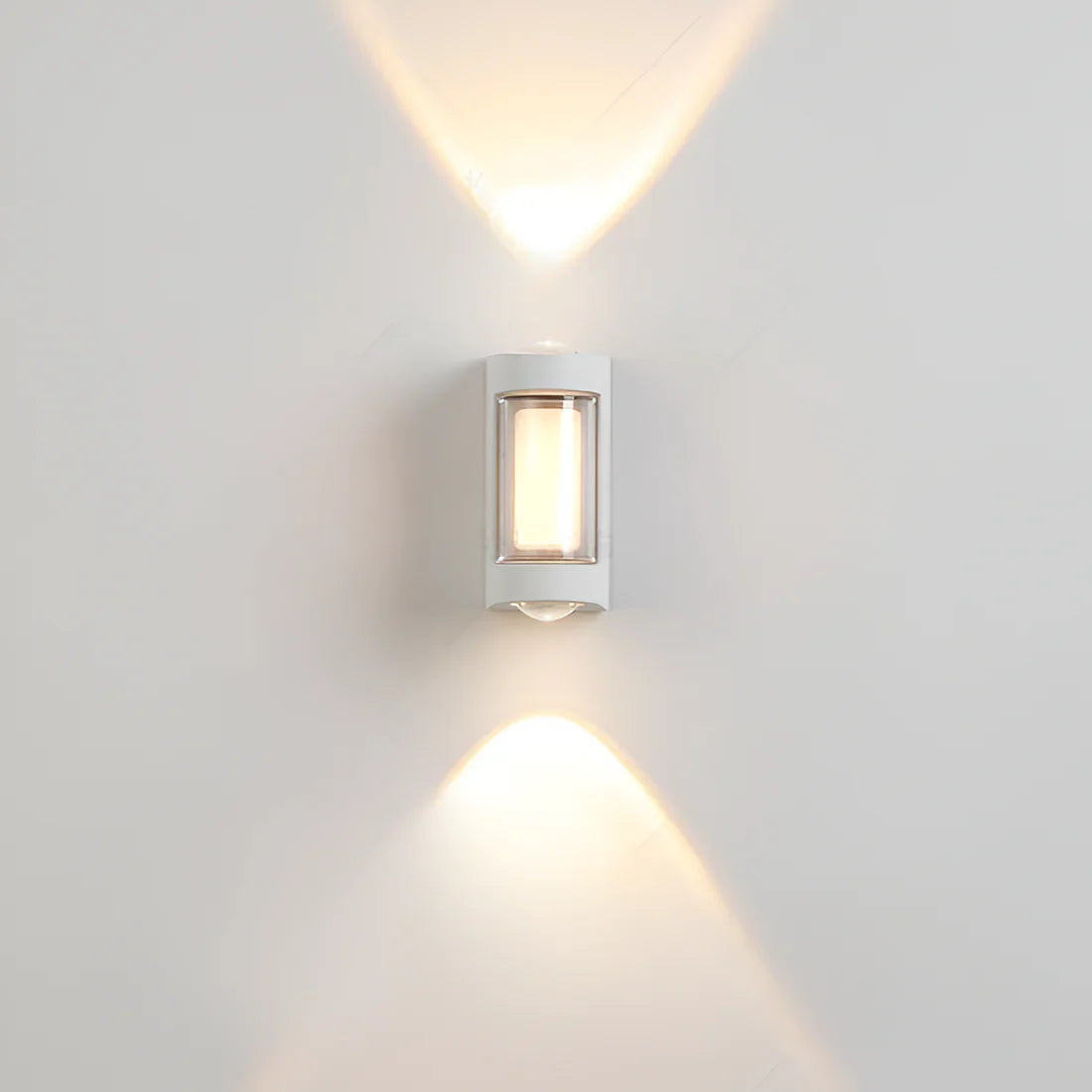 Lampada da parete nordica minimalista rettangolare in acrilico LED up-down