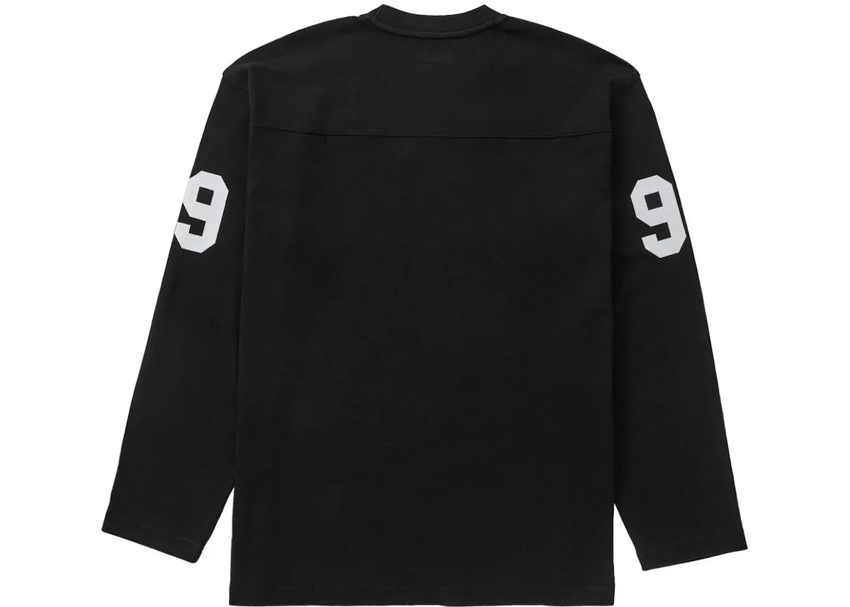 Supreme 99 Long Sleeve Football Top Black