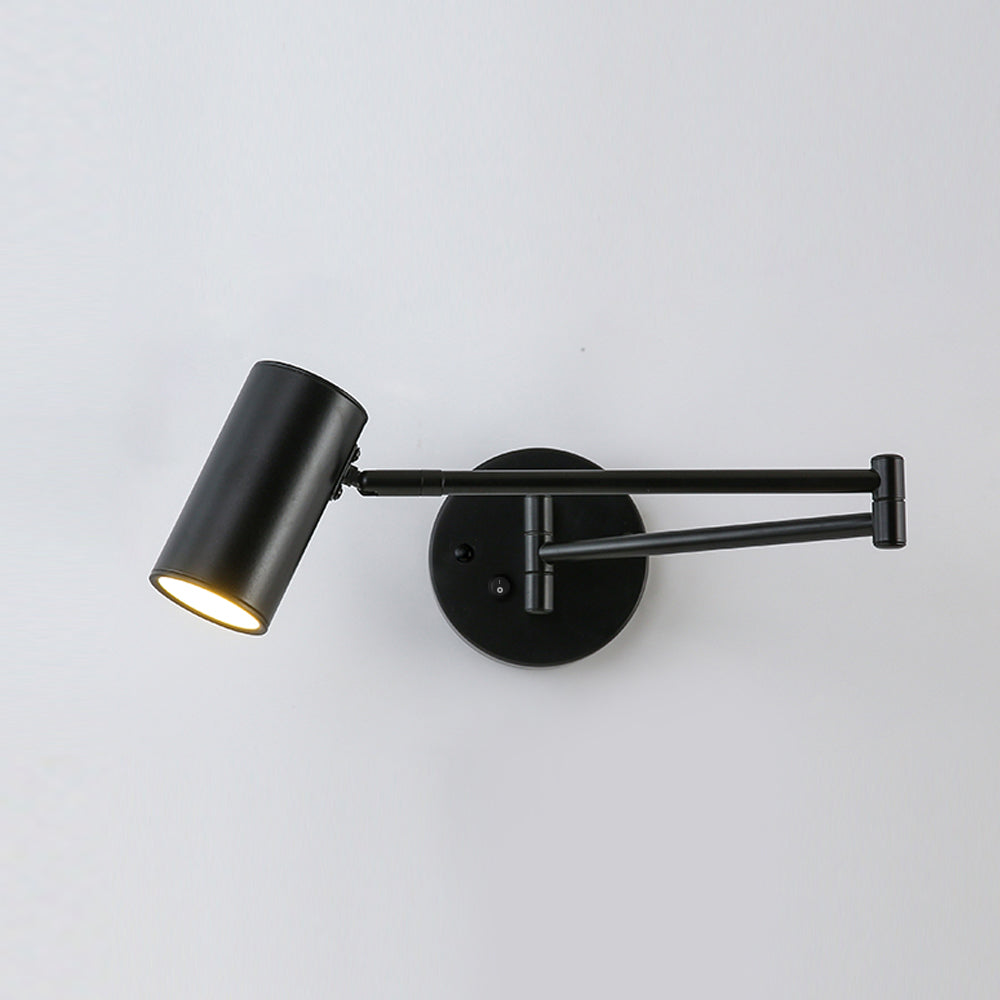 Modern Adjustable Swing Arm LED Wall Sconce 1-Light