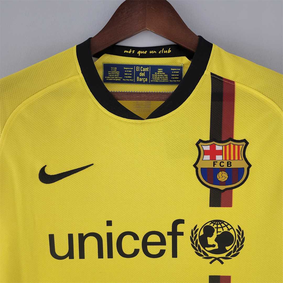 Barcelona Away Jersey Long Sleeve 2008/09