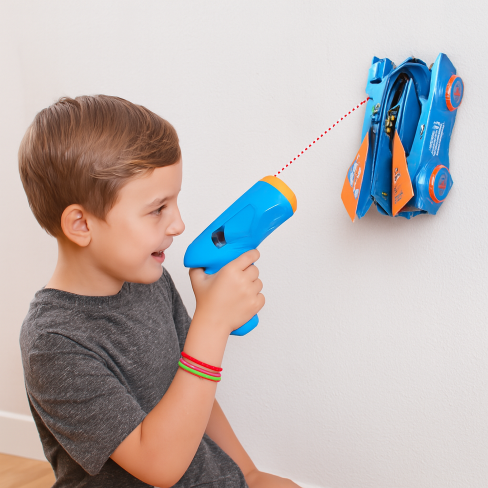 Wall Climbing RC Car Laser Remote Control LED Stunt Children Toy