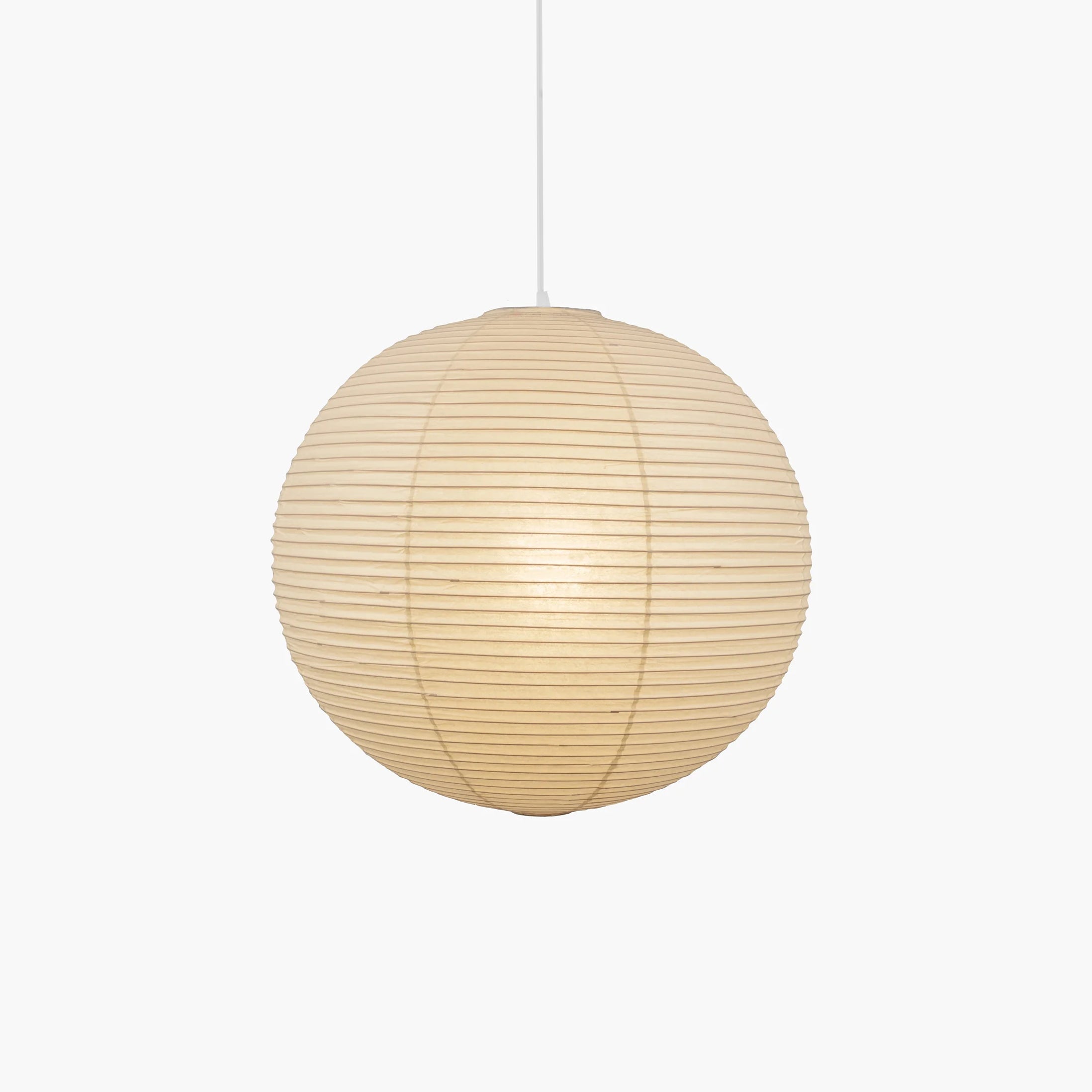Japanese Washi Paper Globe Pendant Light 1-Light