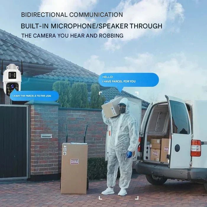 FORTICAM 4K – Telecamera di sicurezza solare wireless con doppia lente e visione notturna