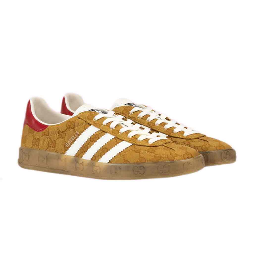 adidas Gazelle Gucci Original GG Beige Brown