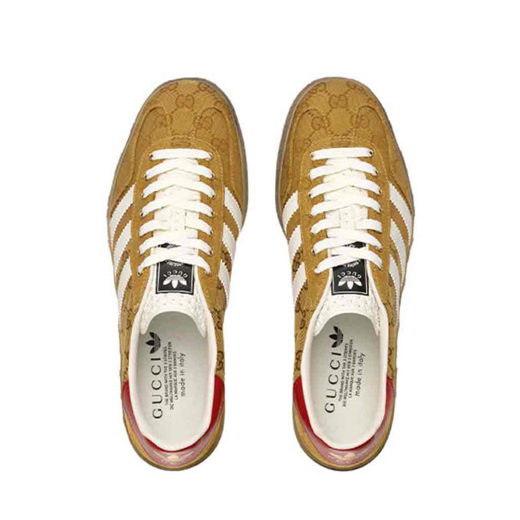 adidas Gazelle Gucci Original GG Beige Brown