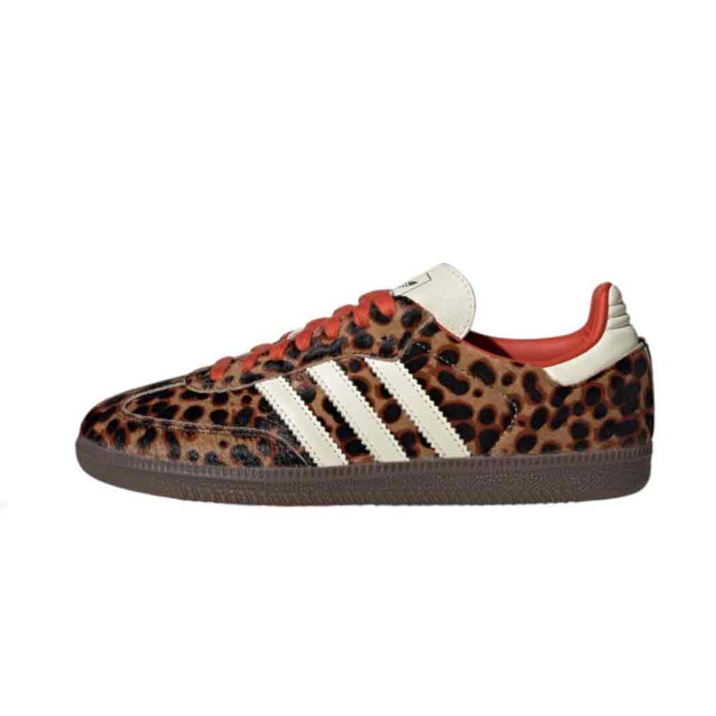adidas Samba OG Preloved Red Leopard W