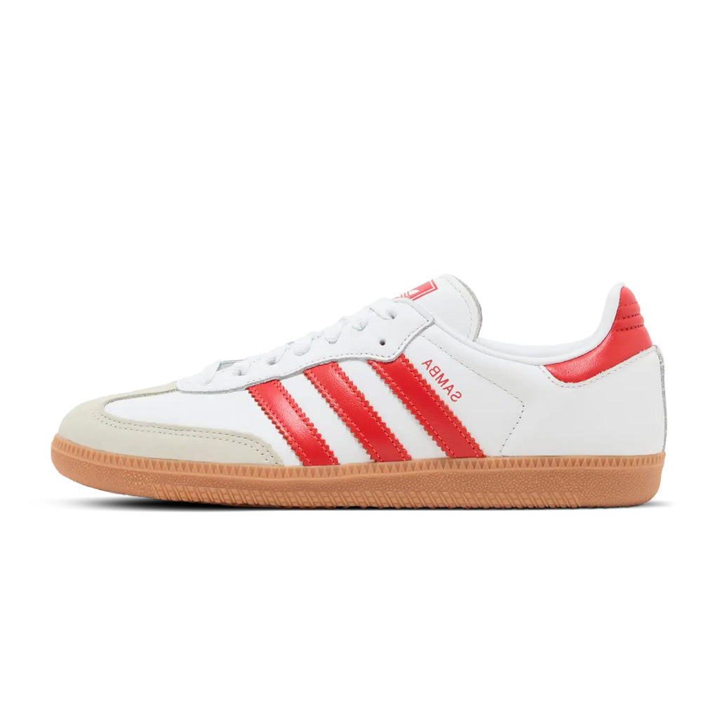adidas Samba OG White Solar Red Gum W