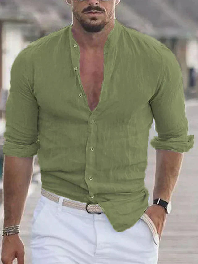 Lorenzo| Camicia elegante e raffinata in lino