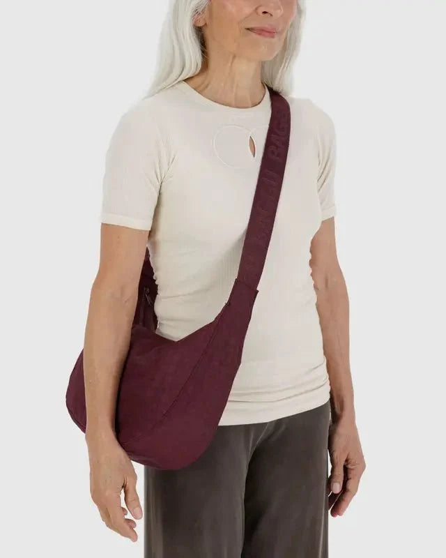 BAGGU Crescent Bag Medium Extended 47" Strap - Recycled