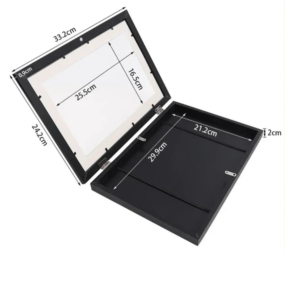 Wall Art Storage Frame Children Drawings Photo Display