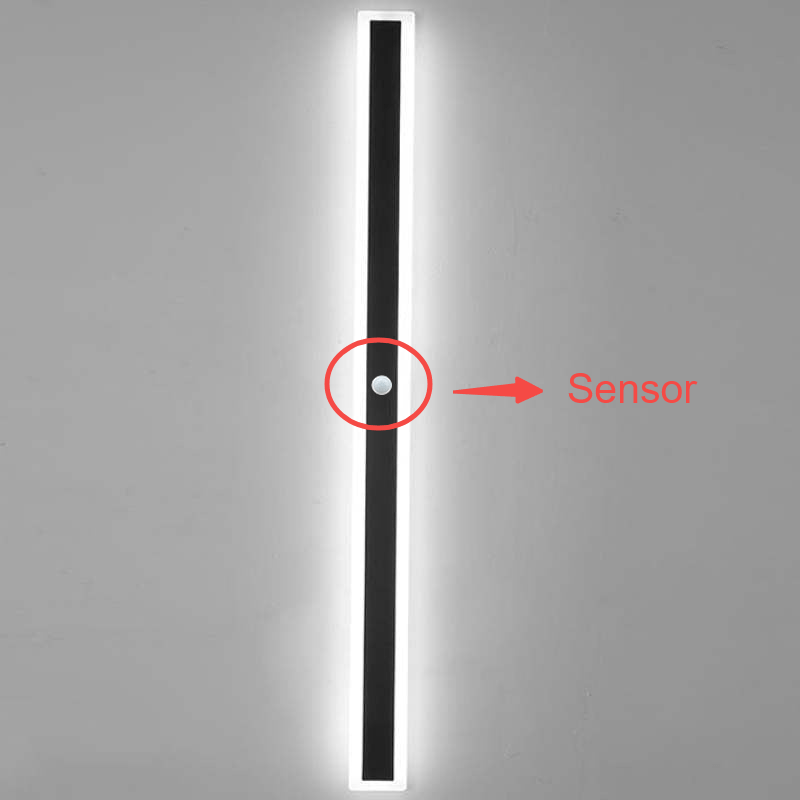 Lampada da parete lineare impermeabile moderna minimalista LED