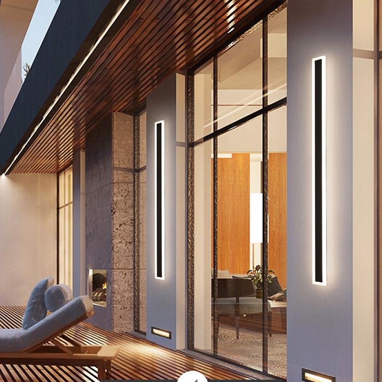 Lampada da parete lineare impermeabile moderna minimalista LED