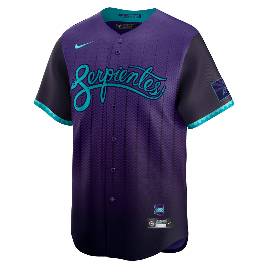 Maglia Nike 2025 City Connect Limitata MLB Arizona Diamondbacks Corbin Carroll - Viola