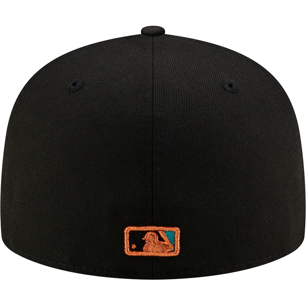 MLB Arizona Diamondbacks New Era City Connect Copper Serpent 59FIFTY Fitted Hat - Black