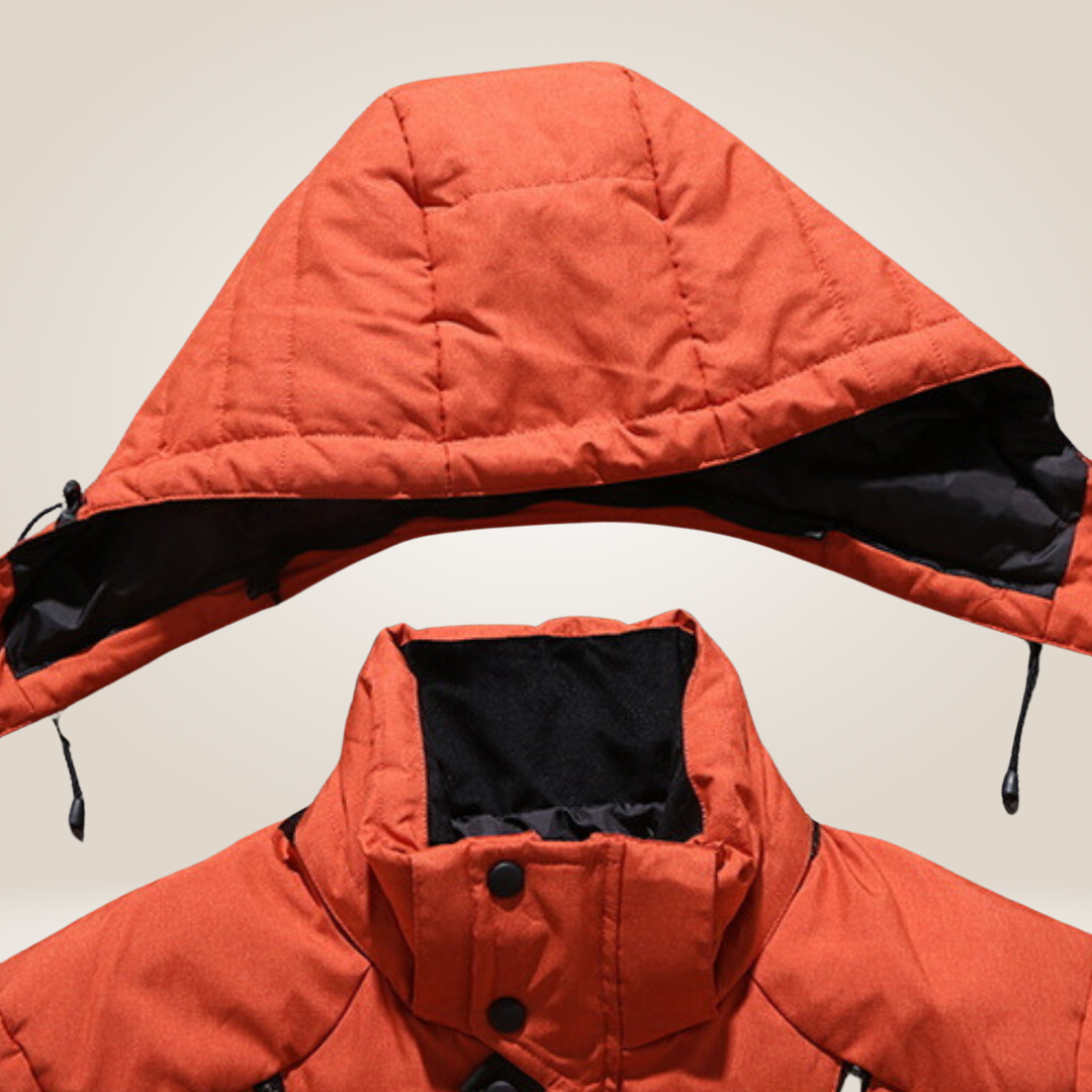 Nordfall Men’s Parka Winter Jacket – Thick Fleece-Lined Waterproof & Windproof Coat
