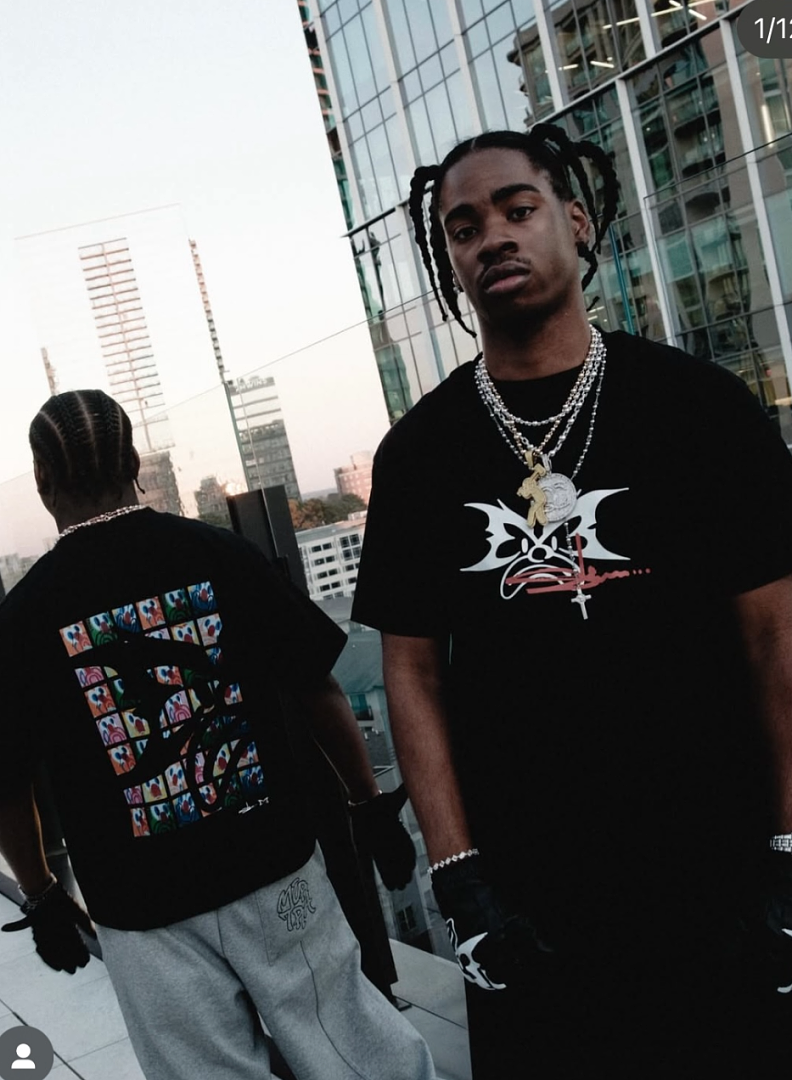 MERTRA x Slawn Comic Graphic Tee Black