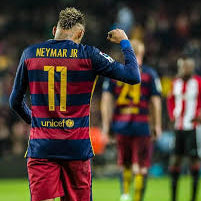 Neymar Barcelona Home Long Sleeve Sleeve 2014/15 Jersey