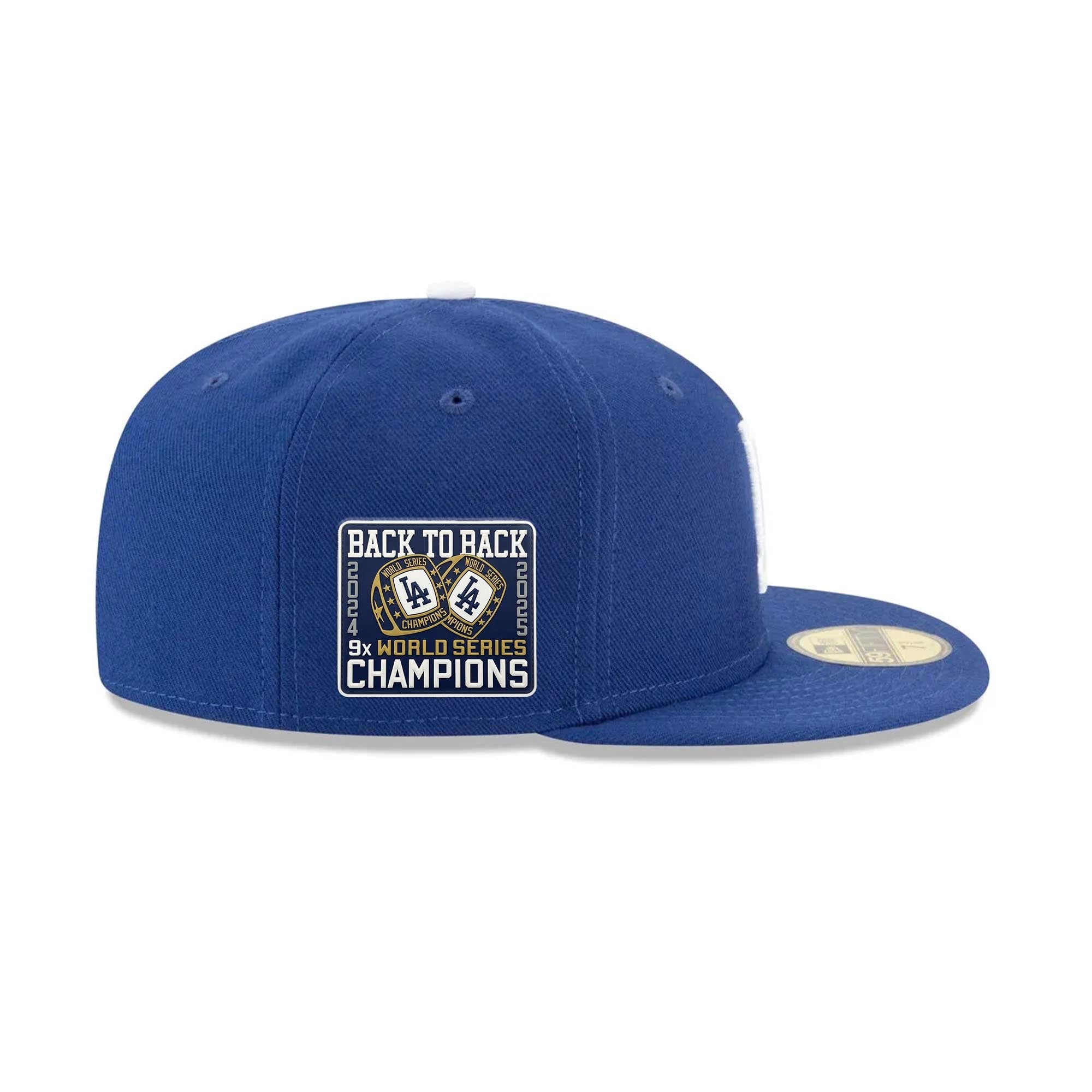 Los Angeles Dodgers Patch Anello Campioni Consecutivi World Series 2025 Royal 59FIFTY