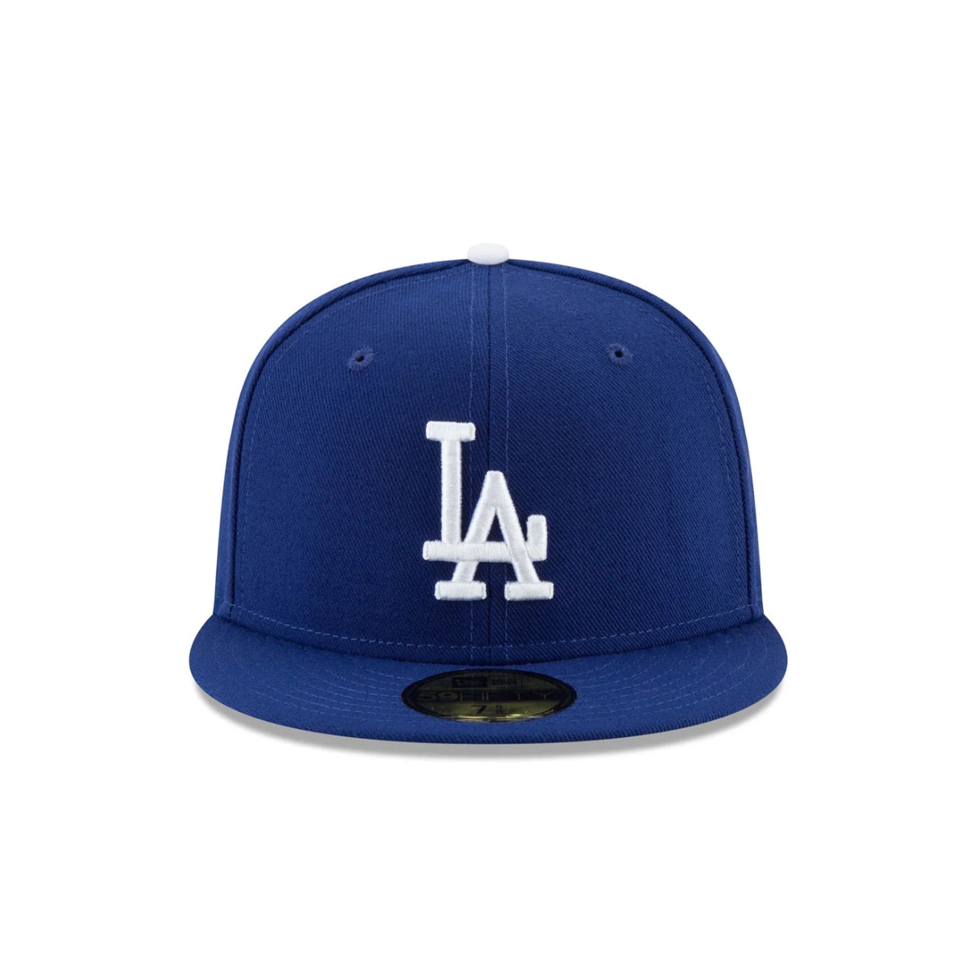 Cappello Blue 59FIFTY con toppa laterale Campioni World Series 2025 Los Angeles Dodgers